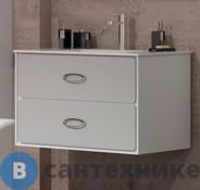 Тумба под раковину SMILE Монтэ 90, цв. светло-серый