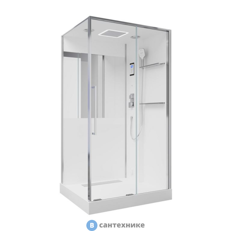 Душевая кабина Black&White G8898 c паром (900х1150х2200)