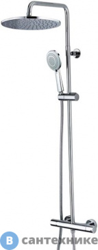 картинка Душевая стойка Bossini L10172.030 термостат, хром