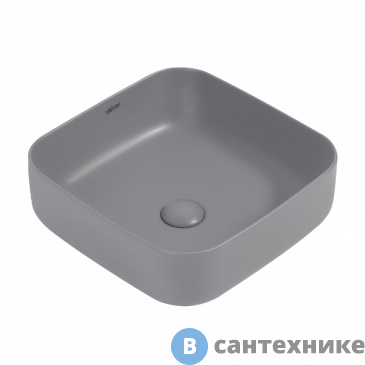 картинка Раковина ABBER Rechteck AC2211MG серая матовая накладная