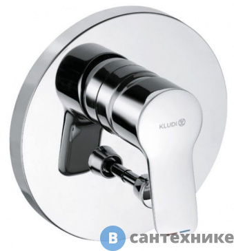 картинка Встраиваемый смеситель Kludi PURE&EASY 374190565 для ванны и душа, внешняя часть