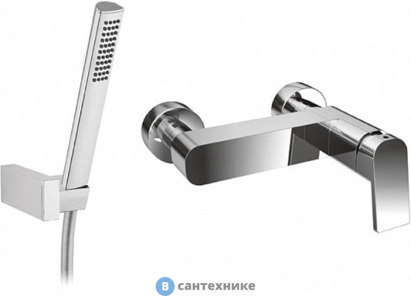 Смеситель Cezares TREND-DDM-01-Cr для душа однорычажный в комплекте с ручным душем, хром