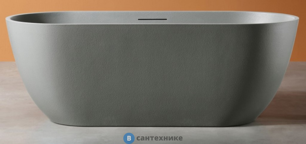 Ванна ABBER Frankfurt AM9941MLG 170*75 из искусственного камня, светло-серая матовая