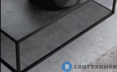 картинка Вставка Cezares в дно сварного металлического каркаса под раковину CADRO 50-100/50-MENS-NERO Nero (96х46х1,6)