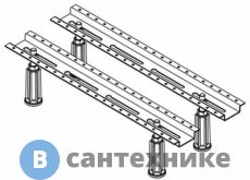 Опорная рама Mauersberger 5301000001 для ванн до 1800*800 мм, регулировка по высоте 125-195 мм, 4 регулируемые по высоте передвижные ножки