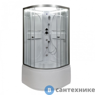 картинка Душевая кабина Deto L680 N LED с гидромассажем