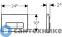 картинка Клавиша смыва Geberit Delta50 115.119.DW.1 для двойного смыва, чёрный
