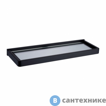картинка Полка стеклянная ABBER Westen AA1759B черная матовая