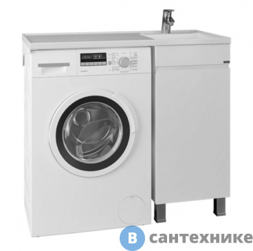 картинка Тумба под раковину СанТа Марс-38 1 дверь, напольная без ручек, (ум. Лидер 1000) (700221)