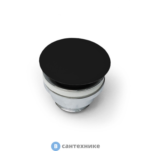 Донный клапан Artceram для раковин универсальный, покрытие керамика, чёрный матовый (ACA038 17 00)