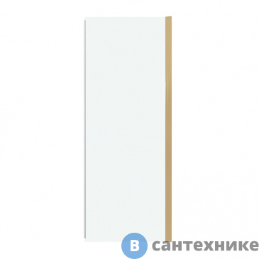 картинка Боковая стенка Grossman Pragma 200.K33.03.90.32.00 (90*195) золото сатин, стекло прозрачное