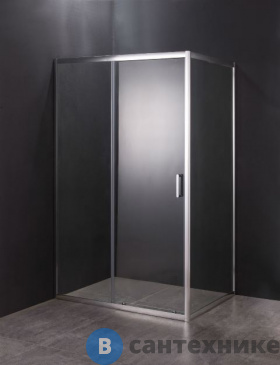 картинка Душевой уголок Orange E23-16080TCR без поддона, хромированный профиль