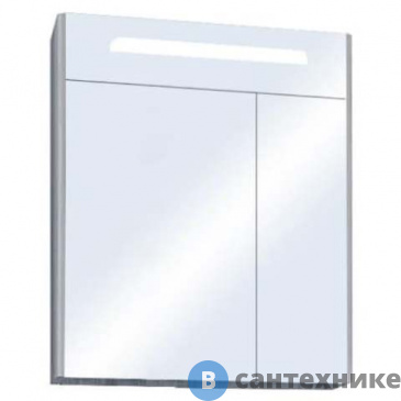 картинка Зеркальный шкаф Акватон Сильва 60 Дуб Фьорд (1A216202SIW60)