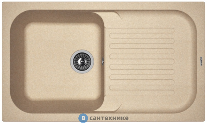 Кухонная мойка FLORENTINA Арона 860, песочный FG (20.225.D0860.107)