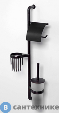 картинка Стойка WasserKRAFT K-1468 комбинированная настенная, покрытие "темная бронза"