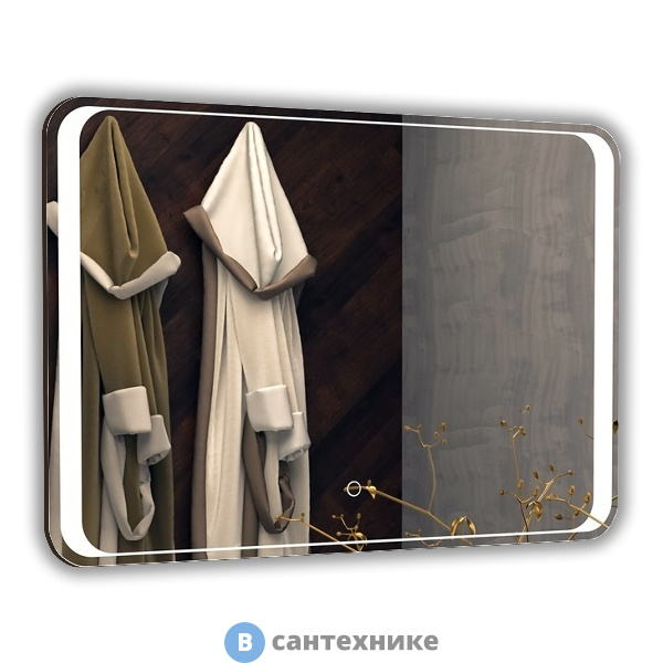 Зеркало AZARIO Valeria влагостойкое с подсветкой 1000*800 (CS00064488)