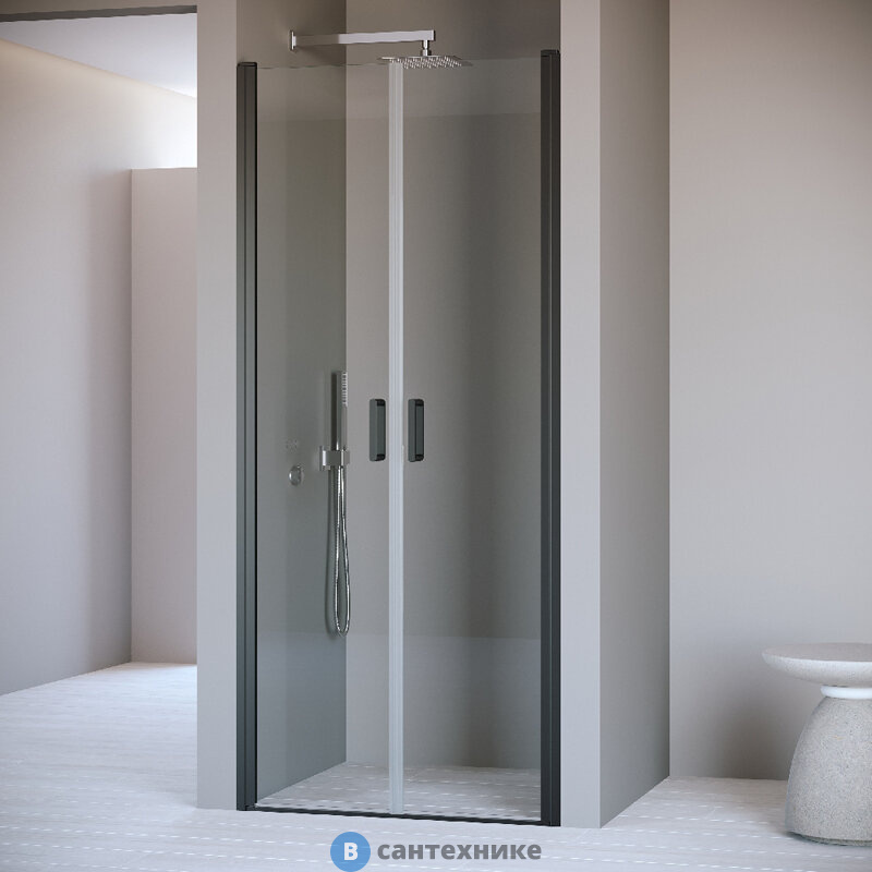 Душевая дверь RGW PA-104B 120*195 Чёрный/ Прозрачное (060810412-14)