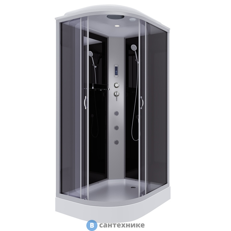 Душевая кабина Niagara NG-3512-14RF (1200х800х2150) низкий поддон, стекло тонированное