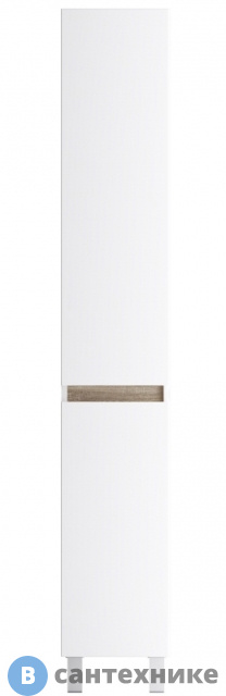 Шкаф-колонна AM.PM X-Joy M85ACSR0306WG напольный, правый, 30 см, двери, белый, глянец