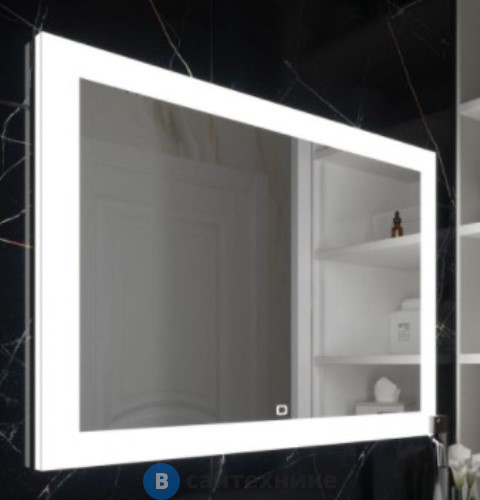 Зеркало с подсветкой Art & MAX SOLI и функцией антизапотевания AM-Sol-1200-700-DS-F-H