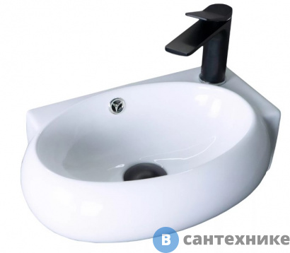 картинка Раковина подвесная GID-ceramic N9100L белый (435х300х130)