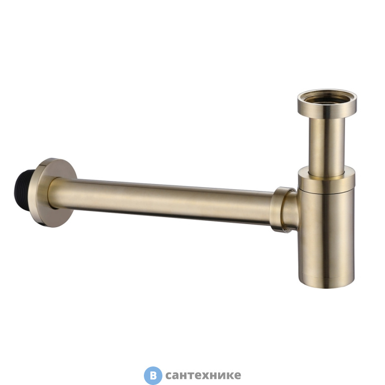 Сифон для раковины ABBER AF0030G золото матовое