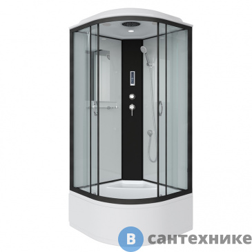 картинка Душевая кабина Niagara NG-6708-14P (900х900х2150) высокий поддон, стекло прозрачное