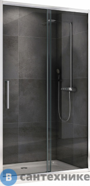 картинка Душевая дверь ABBER Schwarzer Diamant AG30160H 160*195