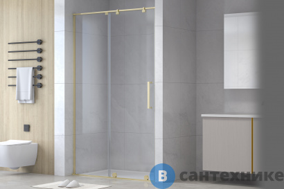 картинка Душевая  дверь Royal Bath BERN-S RB 120-T-GD 1200*1950 (BERN-S RB 120-T-GD)