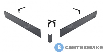 картинка Экран для поддона RGW N/ST-01 G 80*80 (50231588-02)