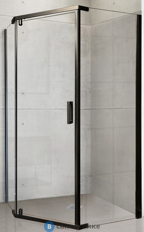 Душевой уголок Royal Bath RB 1085TR-T-BL 85х100х185 (прозрачное) (RB1085TR-T-BL), без поддона