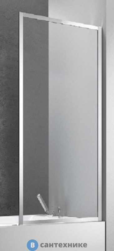 Душевая шторка на ванну Vincea VSB-41700CL, 700*1400, хром, стекло прозрачное