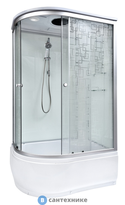 Душевая кабина Deto ЕМ4512 R с электрикой (1200*800*2200)