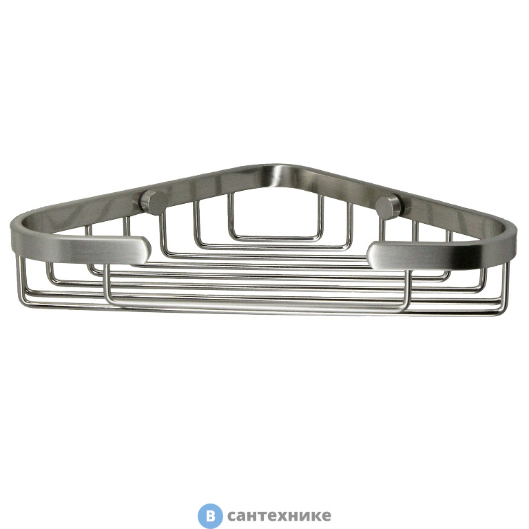 Полка WasserKRAFT K-733NICKEL металлическая