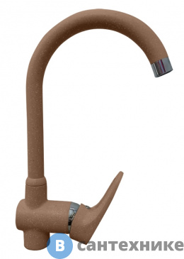 картинка Смеситель GranFest 3023 для кухни (терракот)