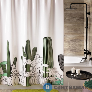 картинка Шторка WasserKRAFT Dinkel SC-46101 для ванной