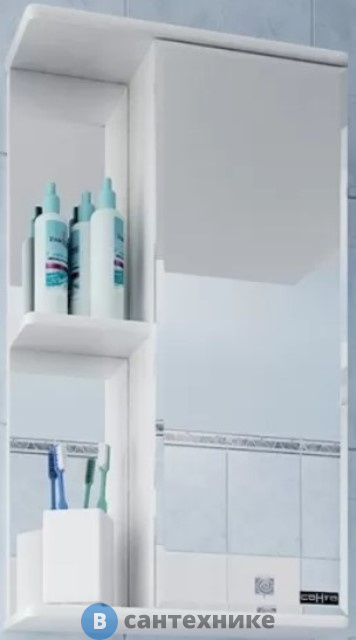 Зеркало СанТа Ника-400 фацет, прав (101081)