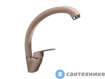 картинка Смеситель GranFest GF - ЕСО для кухни боковой 3323 D-35mm (бежевый)