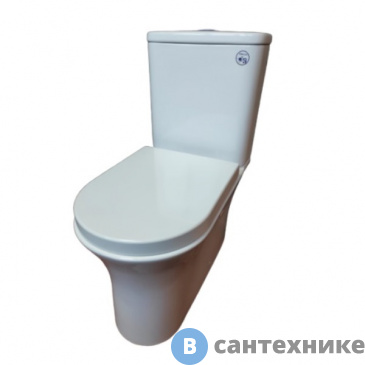 картинка Унитаз-компакт Bolu Vitoria BL-34A2156 T безободковый с сиденьем с микролифтом