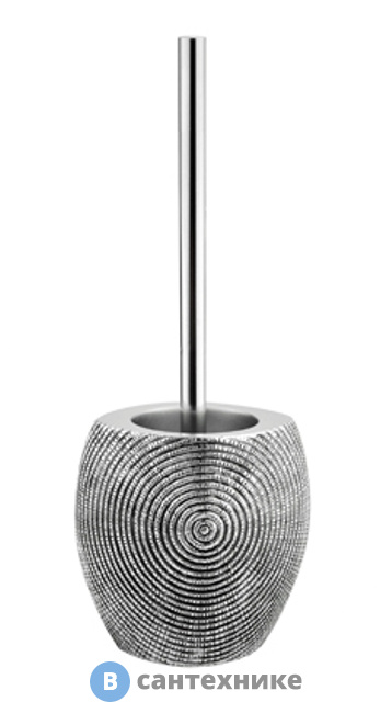 Щетка для унитаза WasserKRAFT Eider K-33327 металл, хромоникелевое покрытие, полирезин
