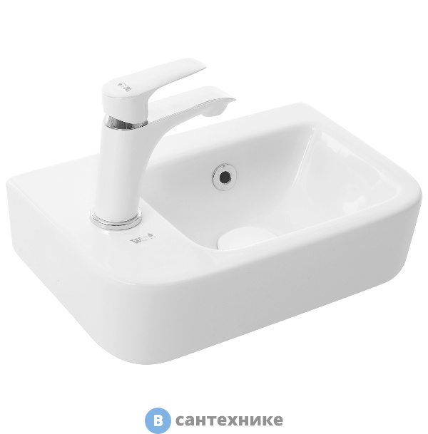 Раковина WELTWASSER AISBACH 10100 L подвесная (375х245х135)