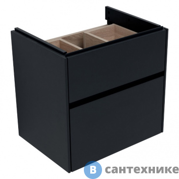 картинка Тумба под раковину Aquanet Бруклин 60 антрацит матовый (310140)