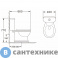 картинка Унитаз с бачком AZARIO BENTY AZ-237 с сиденьем дюропласт микролифт, 660*400*770 мм