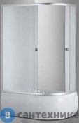Душевой уголок Aquarius ECO-8050 L высокий поддон 115х80х195 матовое стекло