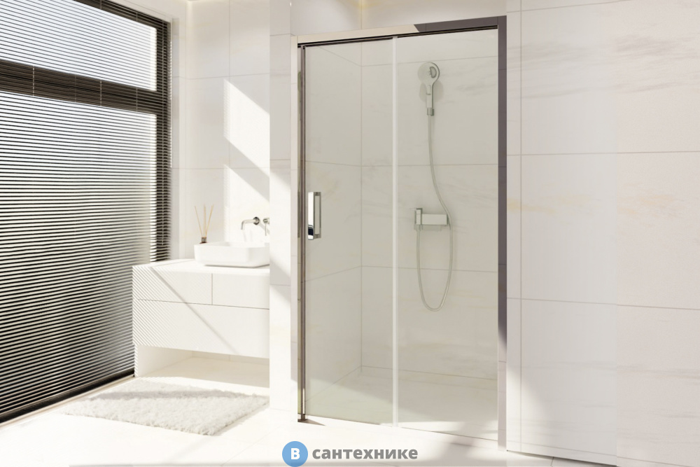 Душевая дверь Royal Bath ACCORD RB HS-T-CH 130x200 (прозрачное) (RB130HS-T-CH)