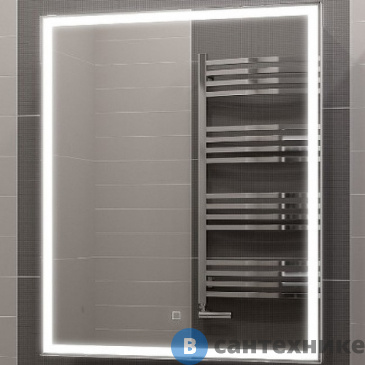 картинка Зеркало-шкаф Континент Allure LED 600х800 правый с розеткой (МВК005)