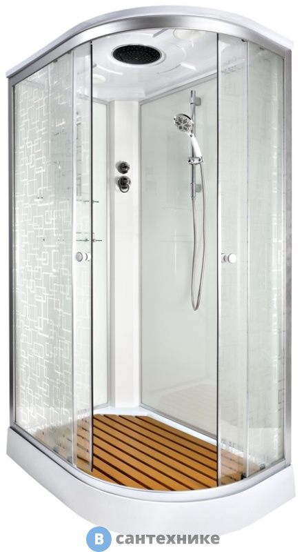 Душевая кабина Deto ЕМ1511 L стандартная (1100*800*2200)