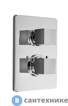 картинка Смеситель Paini 84CR691TH Dax-R для душа встраиваемый с термостатом и дивертором, хром