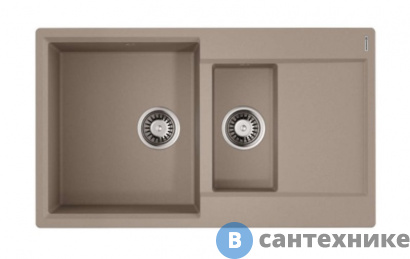 картинка Кухонная мойка OMOIKIRI Daisen-86-2-SA бежевый (4993478)