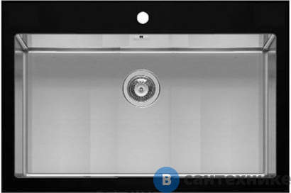 картинка Кухонная мойка IMENZA Charisma 50 1B (62X53) чёрная (IV1001100)